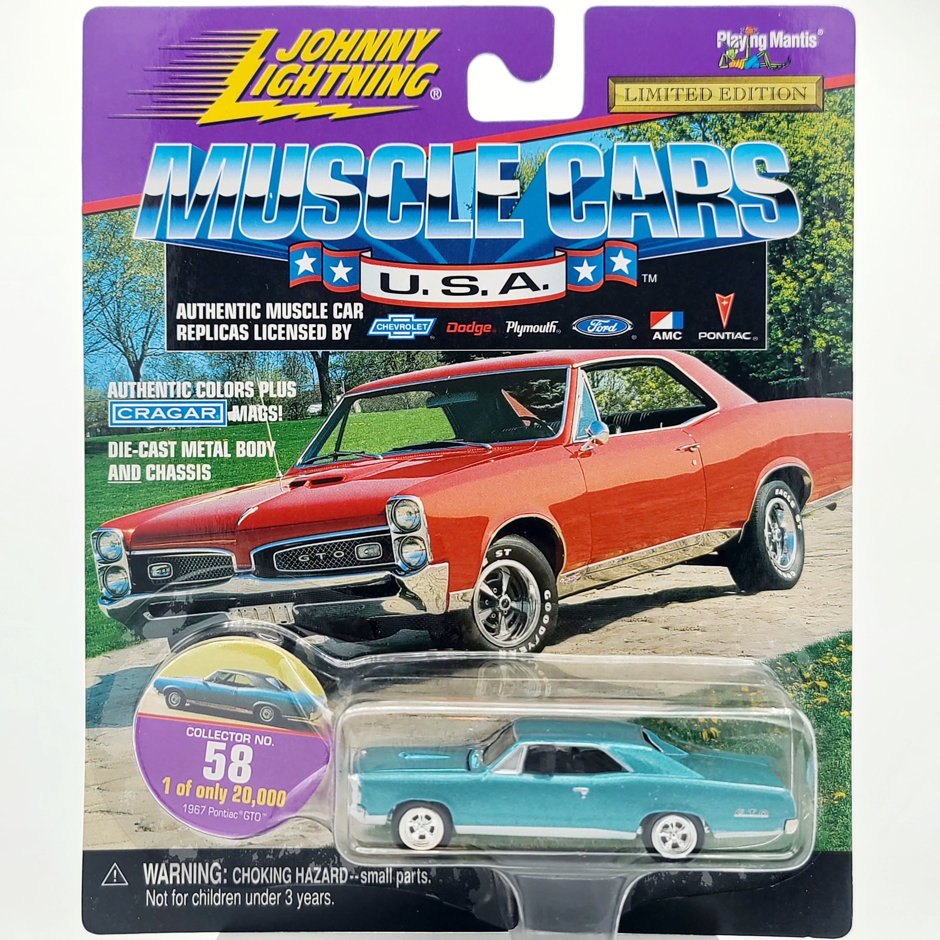 Johnny Lightning '67 Pontiac GTO #58 - 1:64 (1999 Muscle Cars USA)